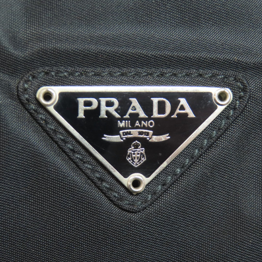PRADA Handbag B6245 Nylon black logoMetal