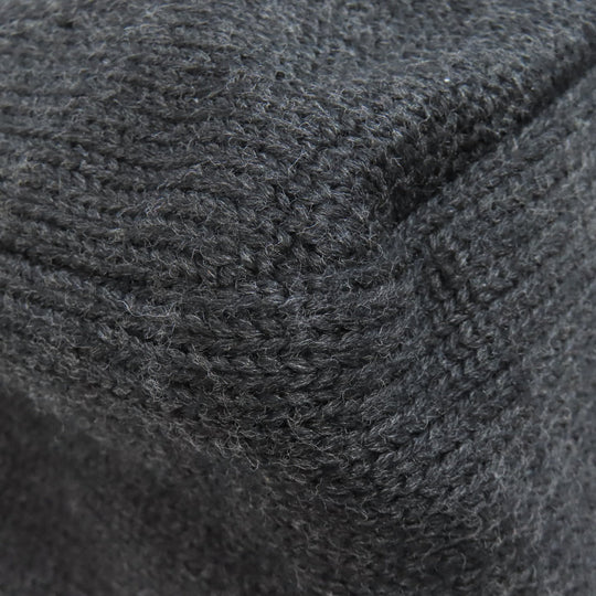 PRADA Tote Bag knit black logoMetal