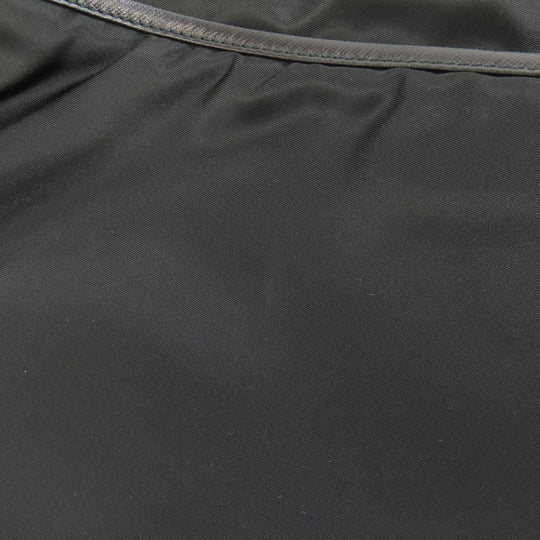 PRADA Shoulder Bag Nylon black logoMetal Women Used Authentic