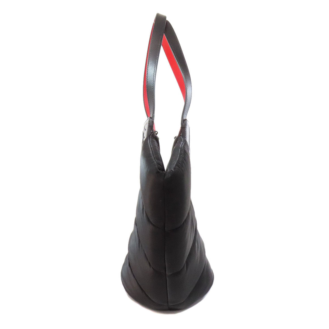 Christian Louboutin Tote Bag velvet black Rubishore Women Used Authentic