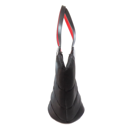 Christian Louboutin Tote Bag velvet black Rubishore Women Used Authentic