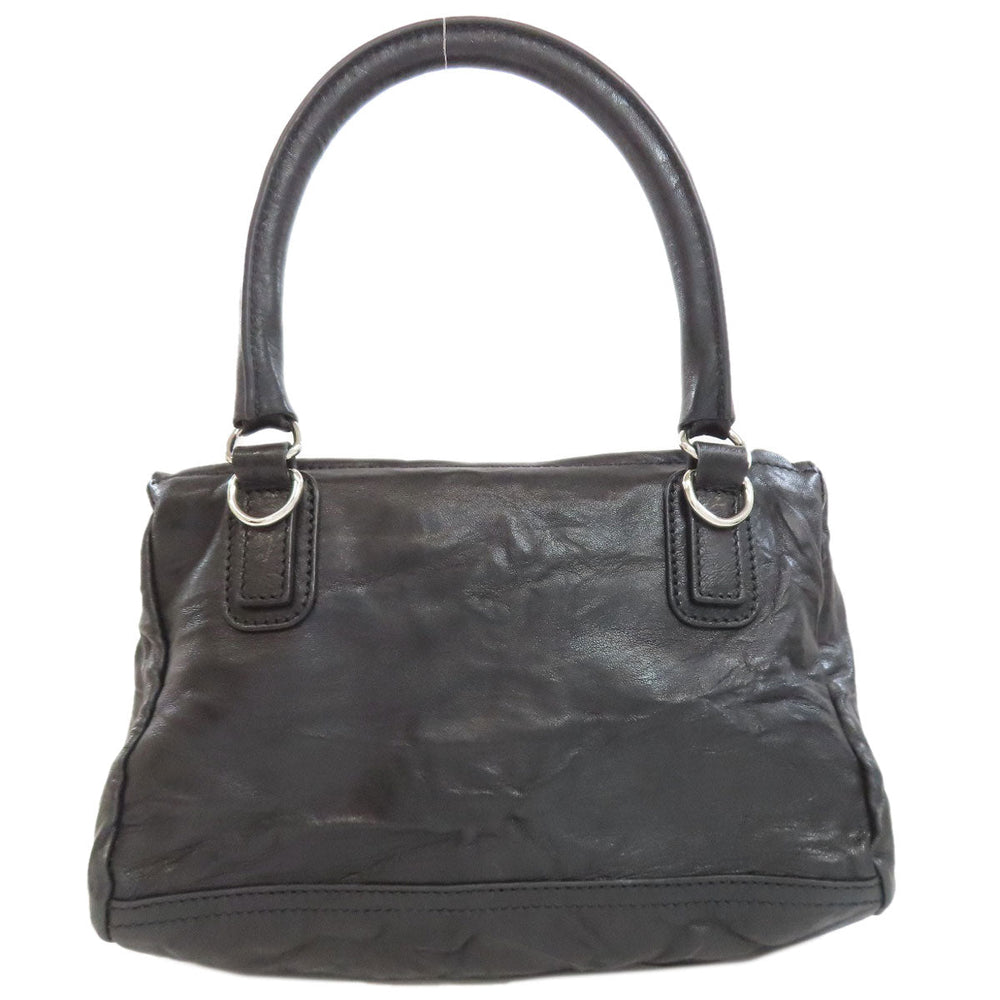 Givenchy Handbag leather black Pandora 2WAY
