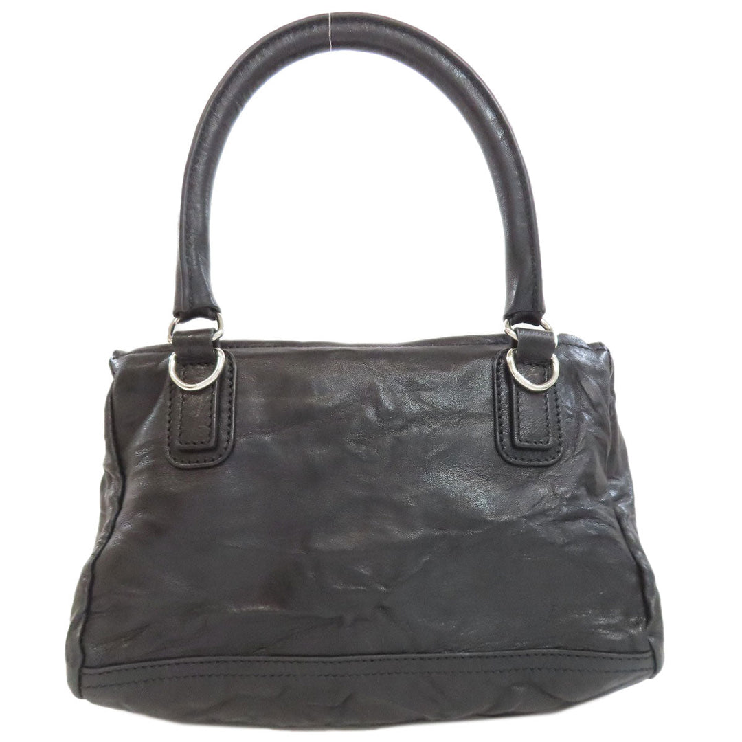 Givenchy Handbag leather black Pandora 2WAY