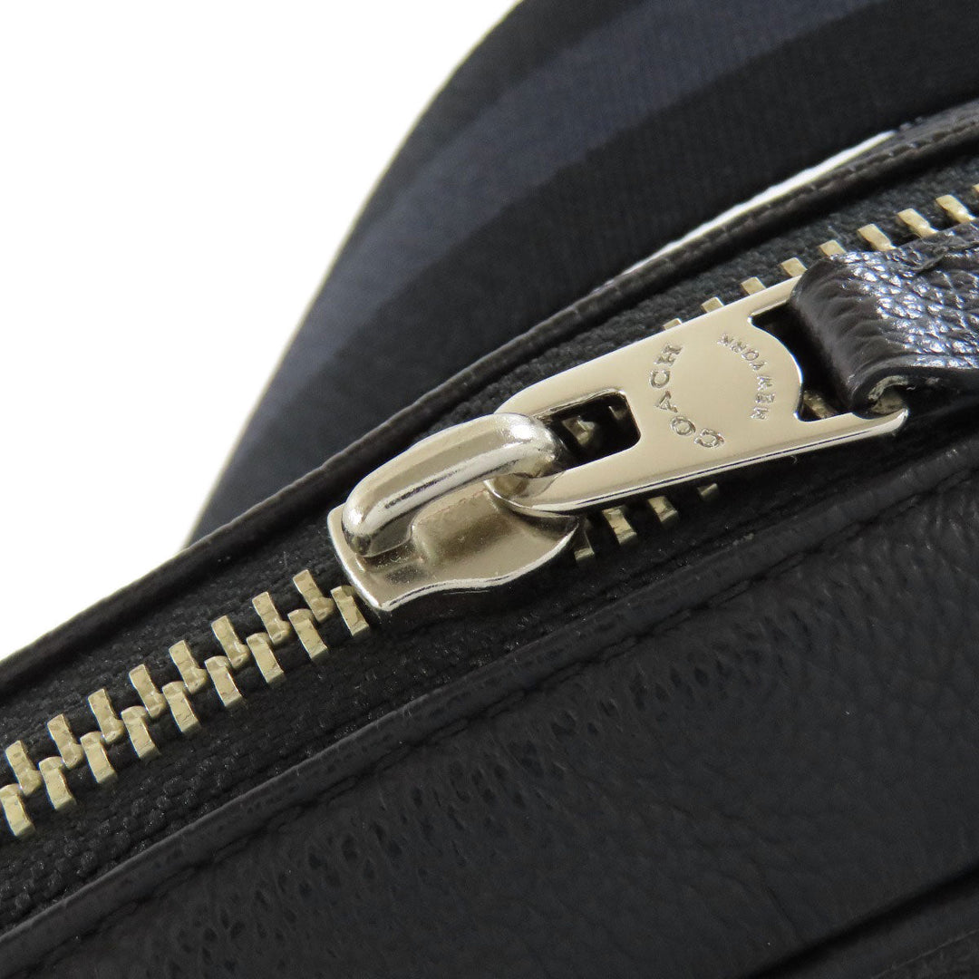 COACH Shoulder Bag F34782 leather black logo