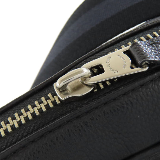 COACH Shoulder Bag F34782 leather black logo