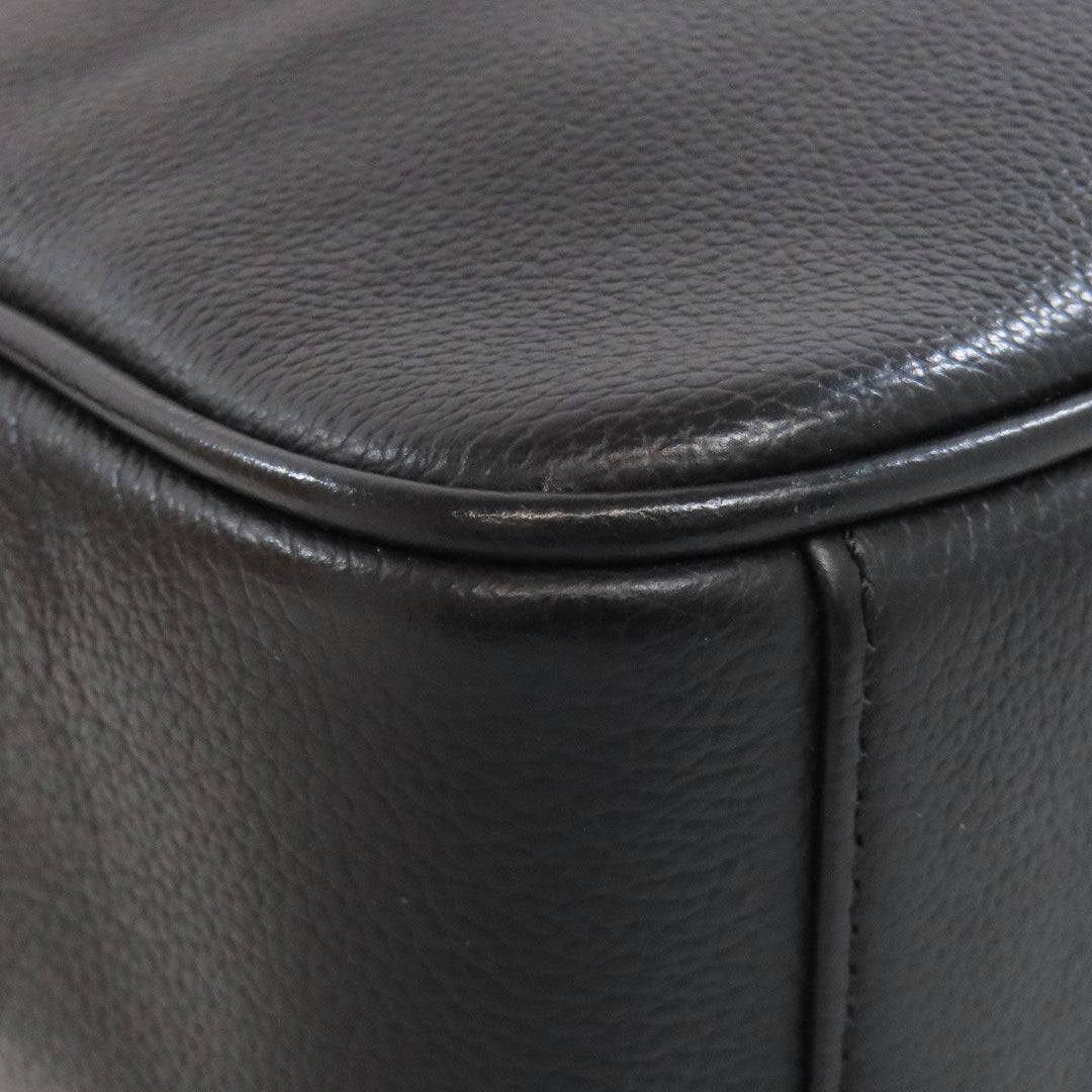 COACH Shoulder Bag F34782 leather black logo