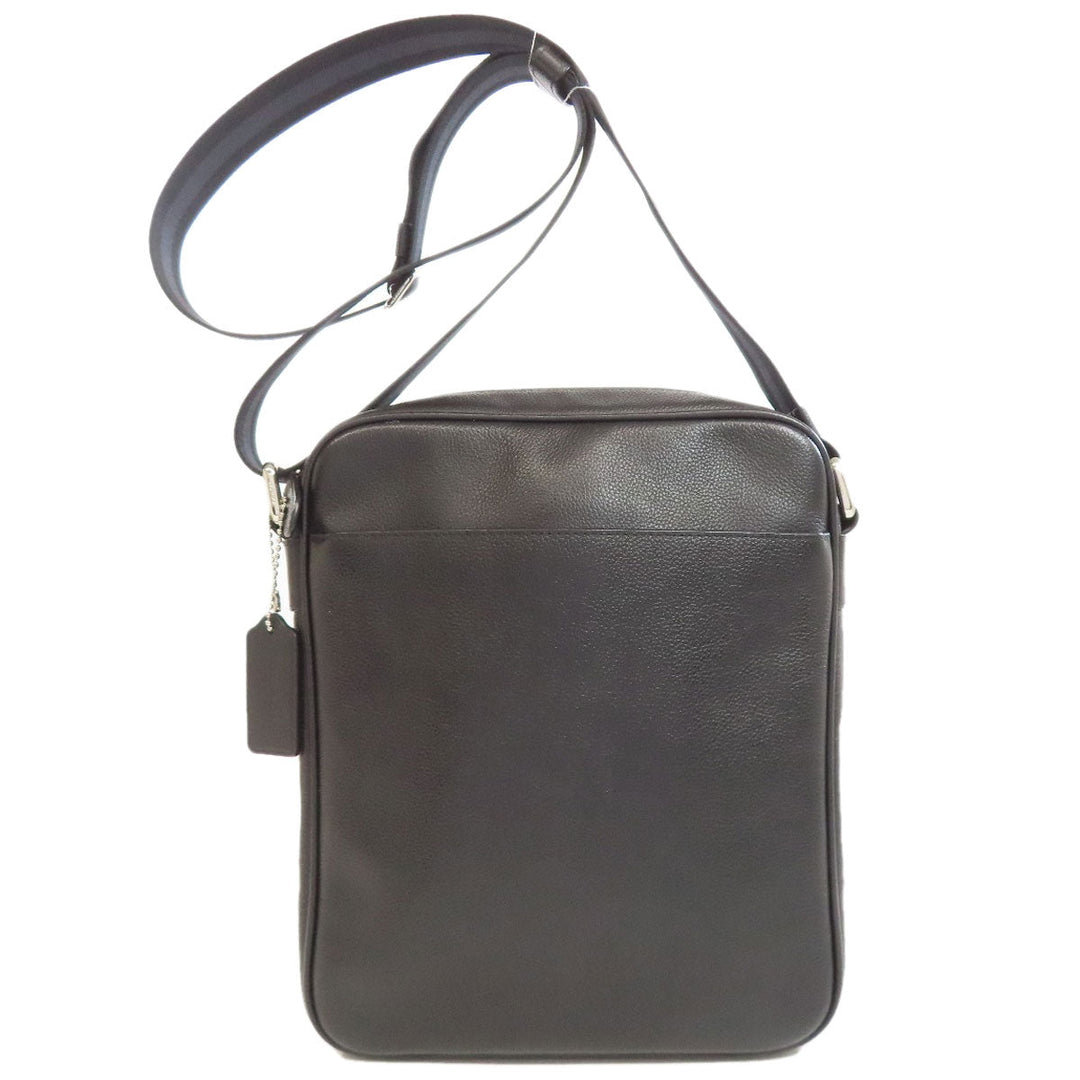 COACH Shoulder Bag F34782 leather black logo