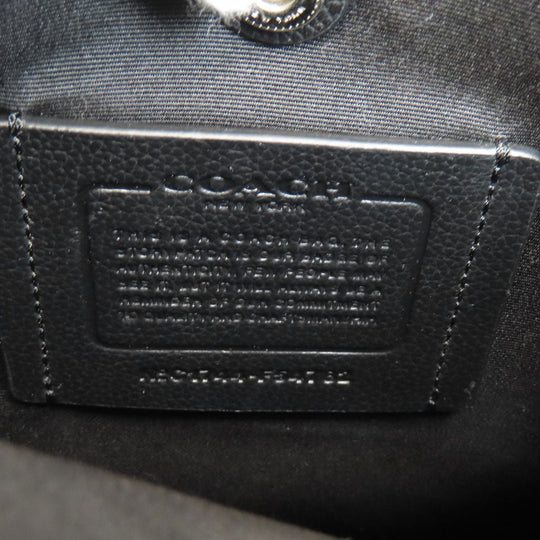 COACH Shoulder Bag F34782 leather black logo