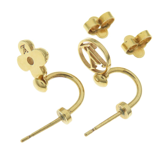 LOUIS VUITTON Pierce M64859 metallic gold Bookle Dreille Blooming