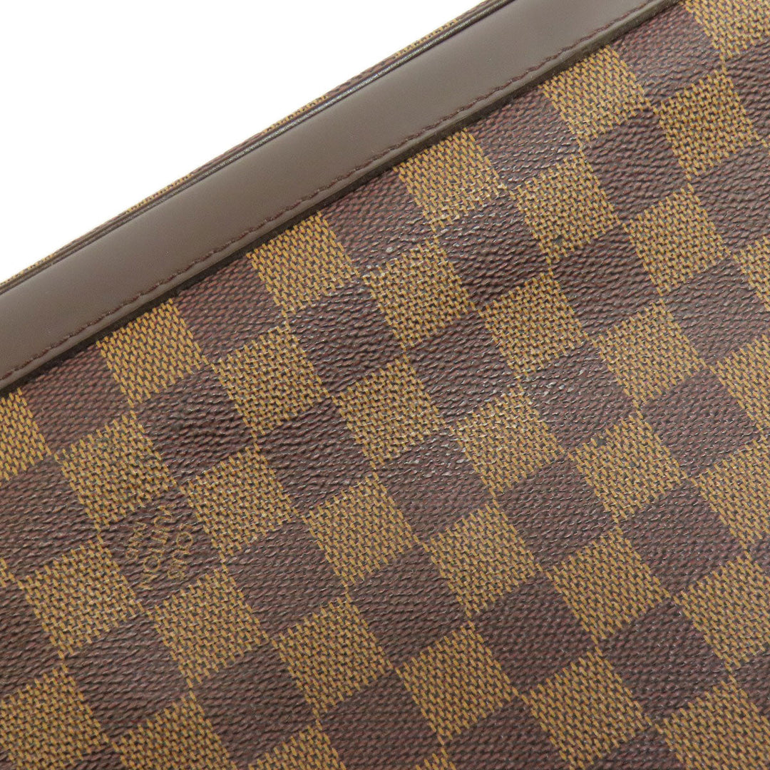 LOUIS VUITTON Handbag N41130 Damier canvas Brown West end PM Women Used Authentic