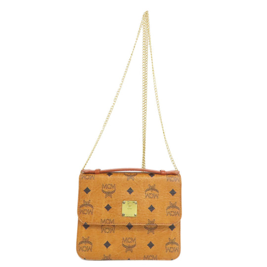 MCM Handbag PVC Brown 2WAY