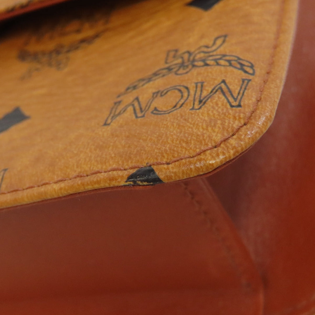 MCM Handbag PVC Brown 2WAY