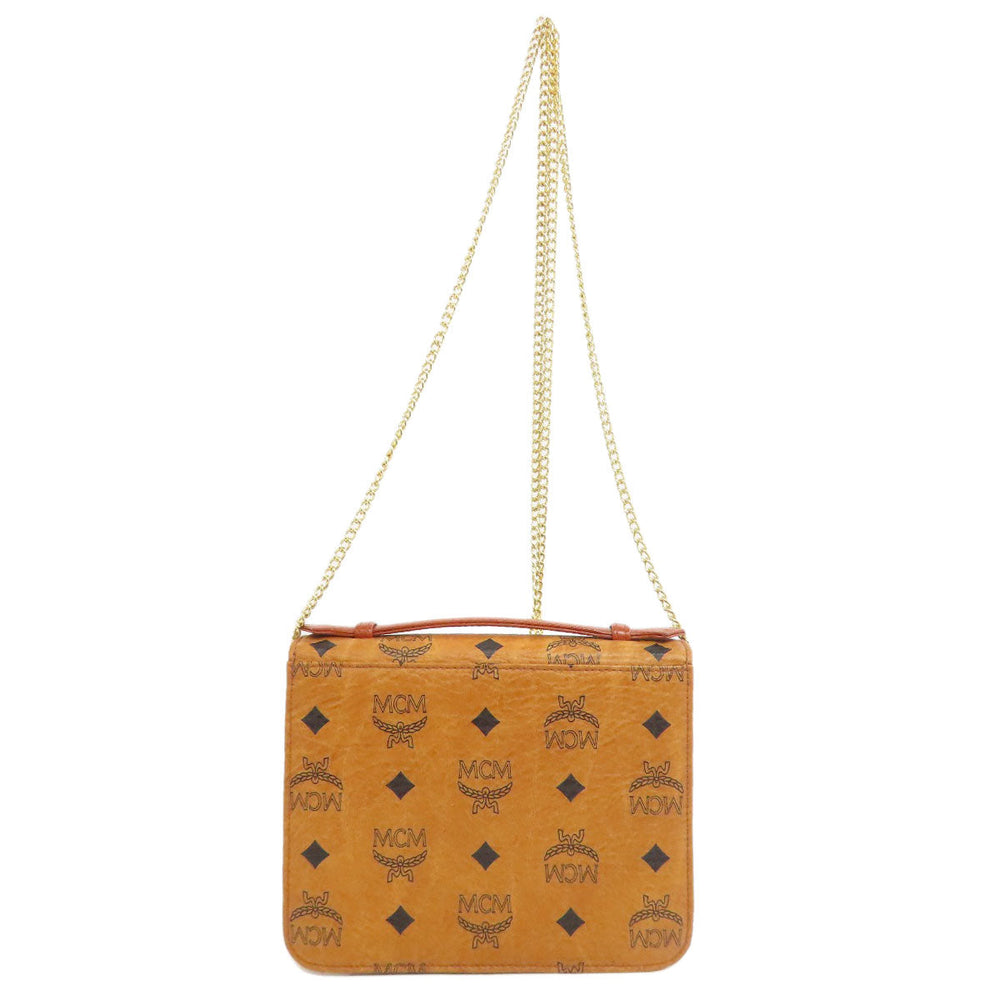 MCM Handbag PVC Brown 2WAY