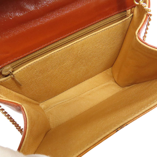 MCM Handbag PVC Brown 2WAY