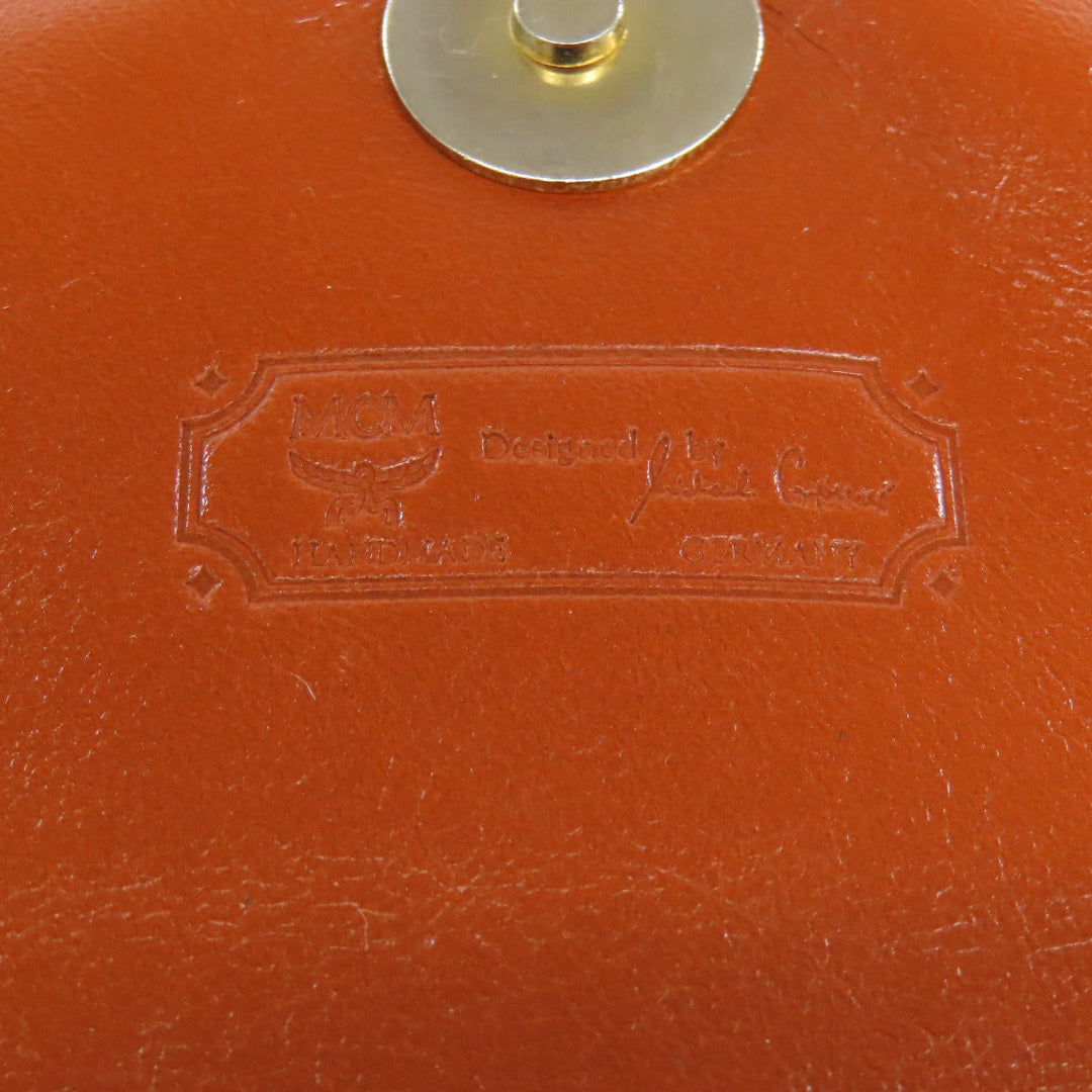 MCM Handbag PVC Brown 2WAY