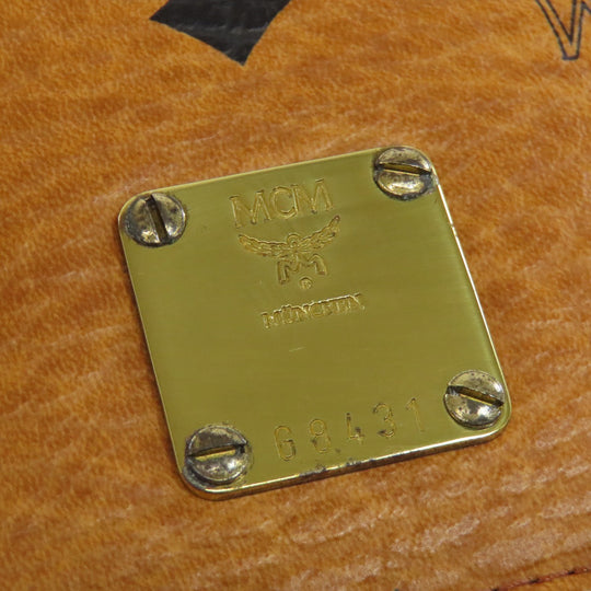 MCM Handbag PVC Brown 2WAY