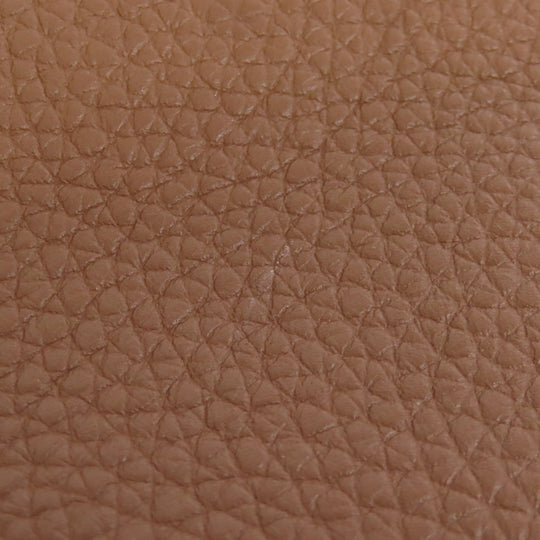 HERMES Tote Bag Taurillon Clemence Brown Double sense