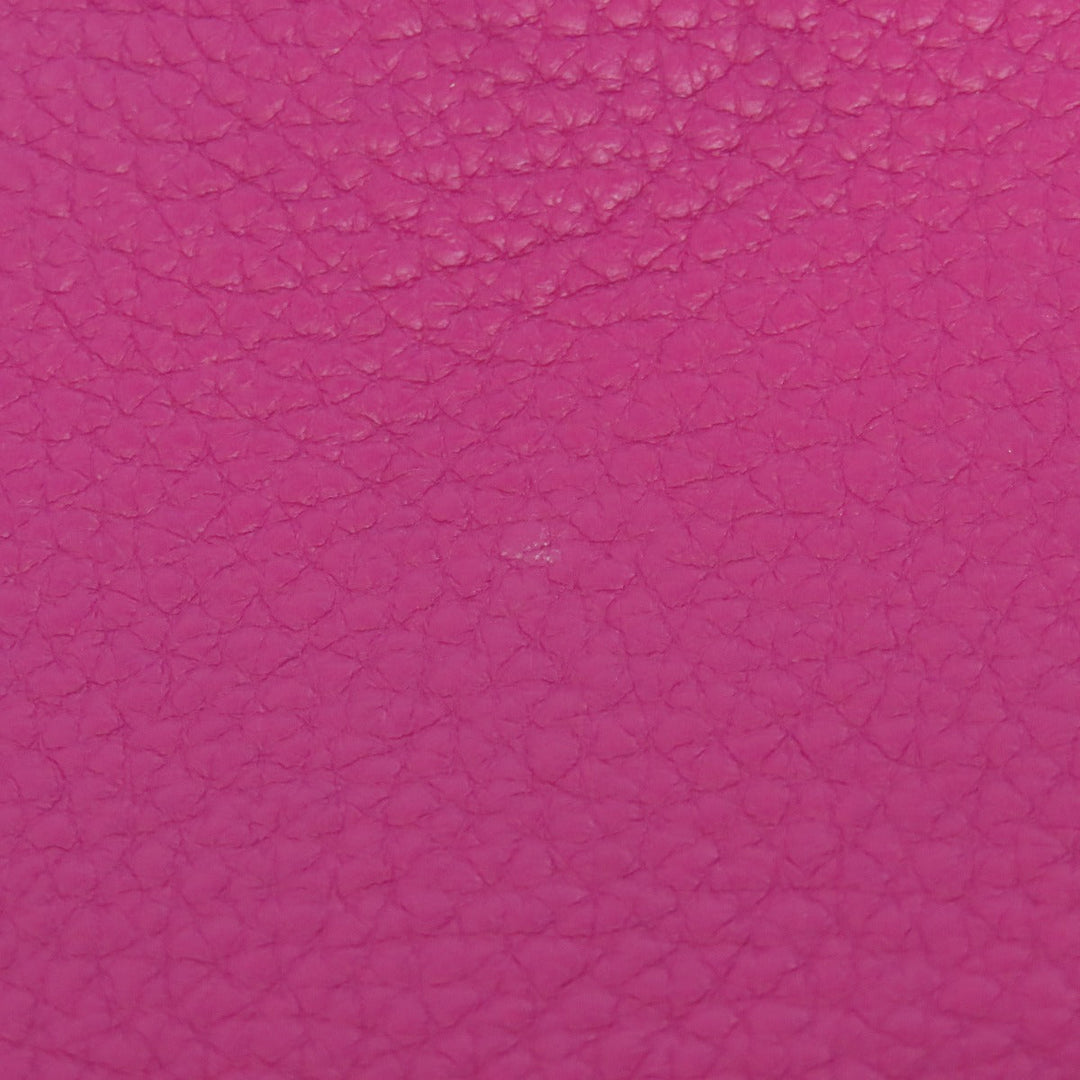HERMES Tote Bag Taurillon Clemence Brown Double sense
