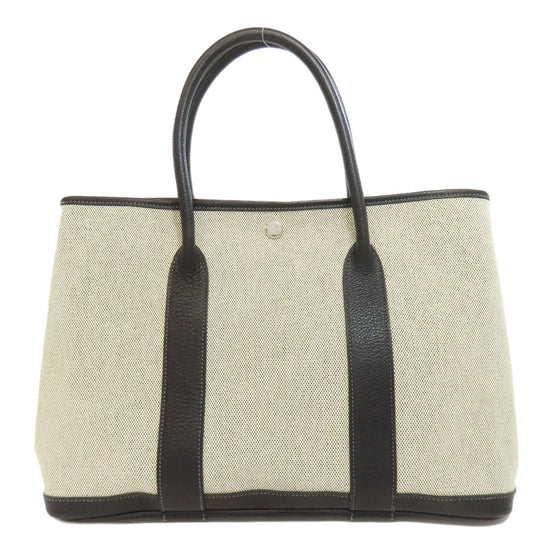 HERMES Tote Bag Towar gray Garden Party PM SilverMetal