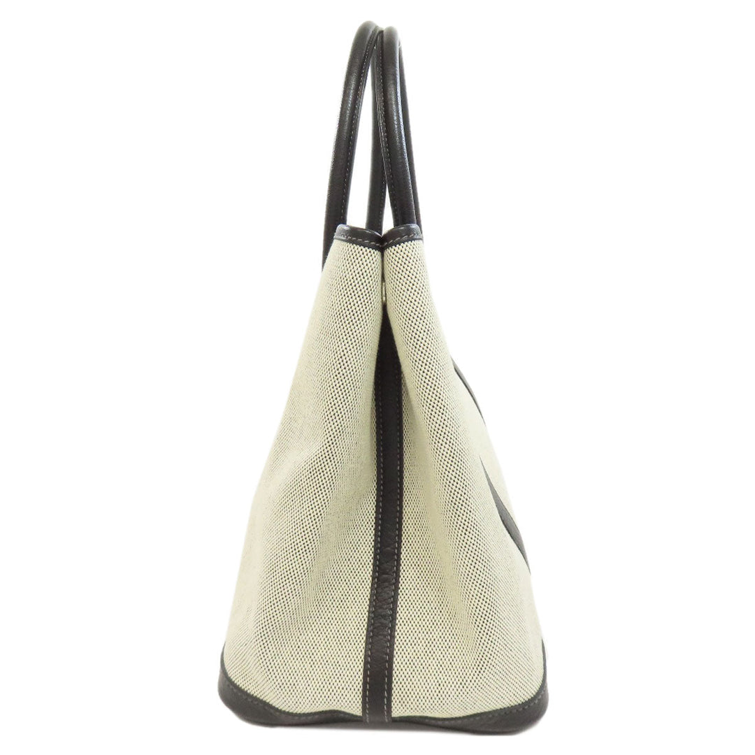 HERMES Tote Bag Towar gray Garden Party PM SilverMetal