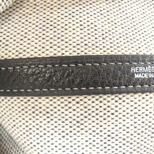 HERMES Tote Bag Towar gray Garden Party PM SilverMetal