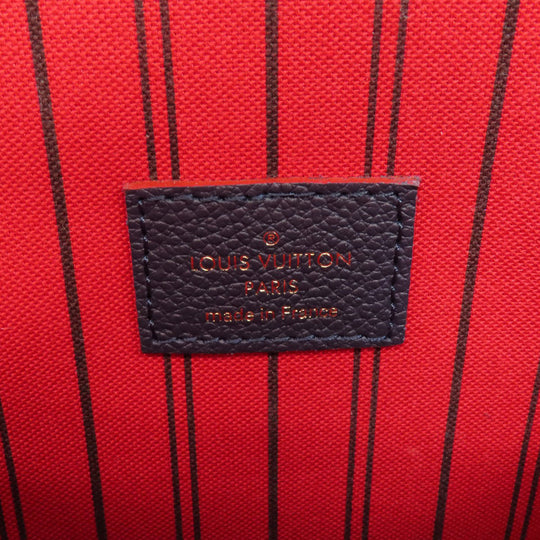 LOUIS VUITTON Handbag M44071 Ann Platt Navy Pochette Metis Women Used Authentic