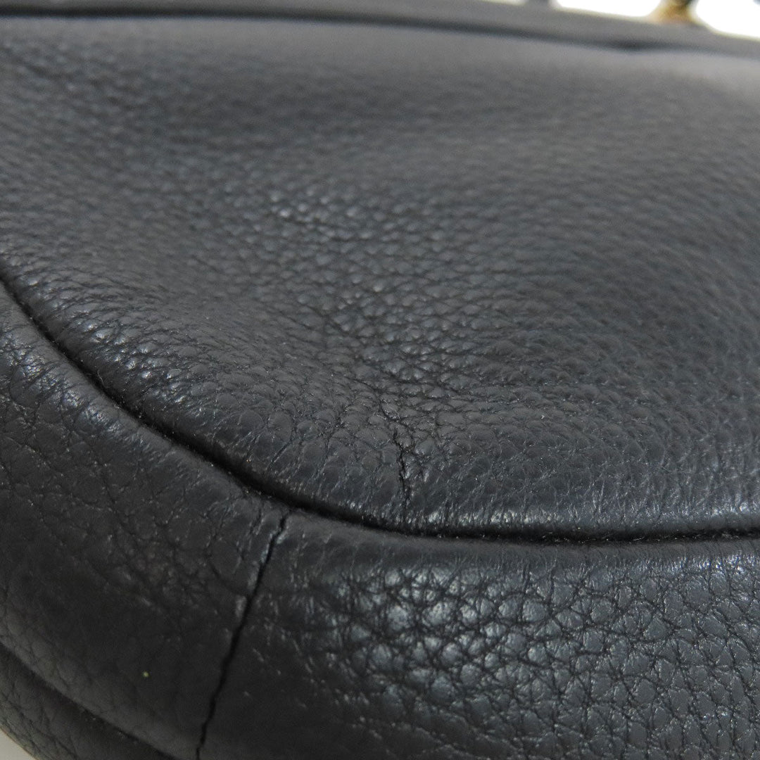 Tory Burch Shoulder Bag leather black logo