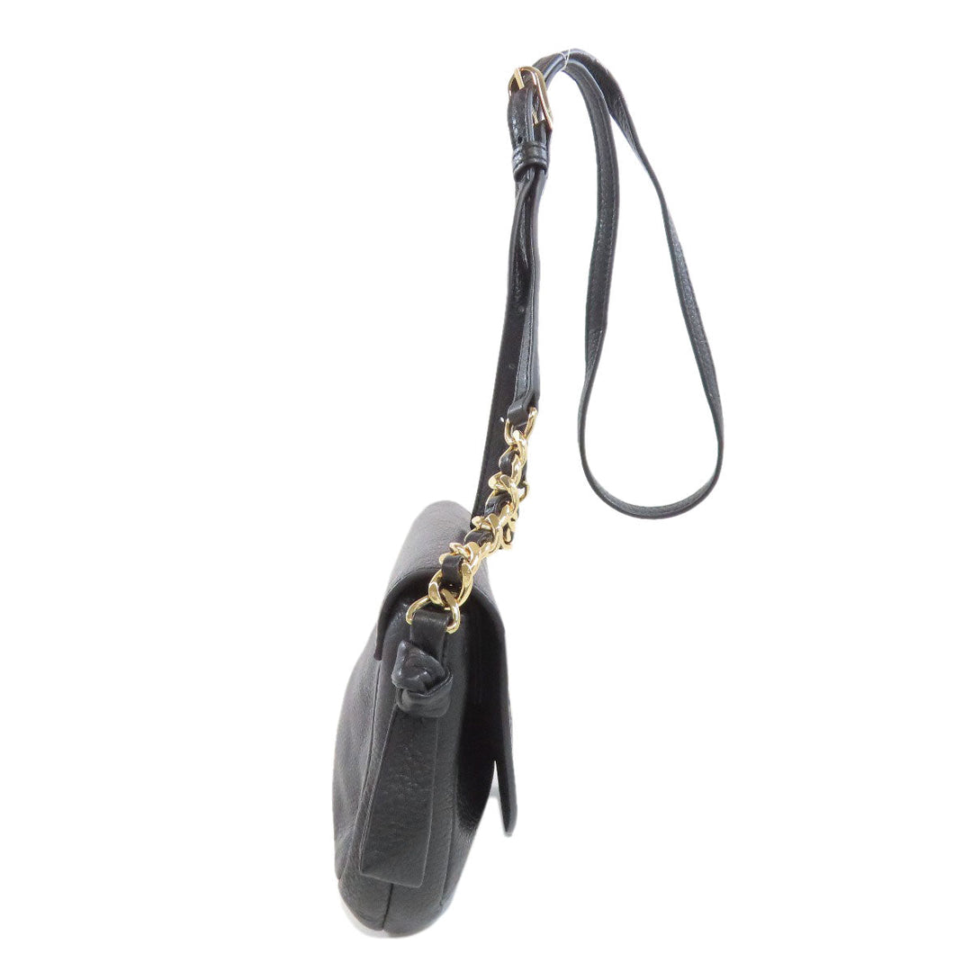 Tory Burch Shoulder Bag leather black logo