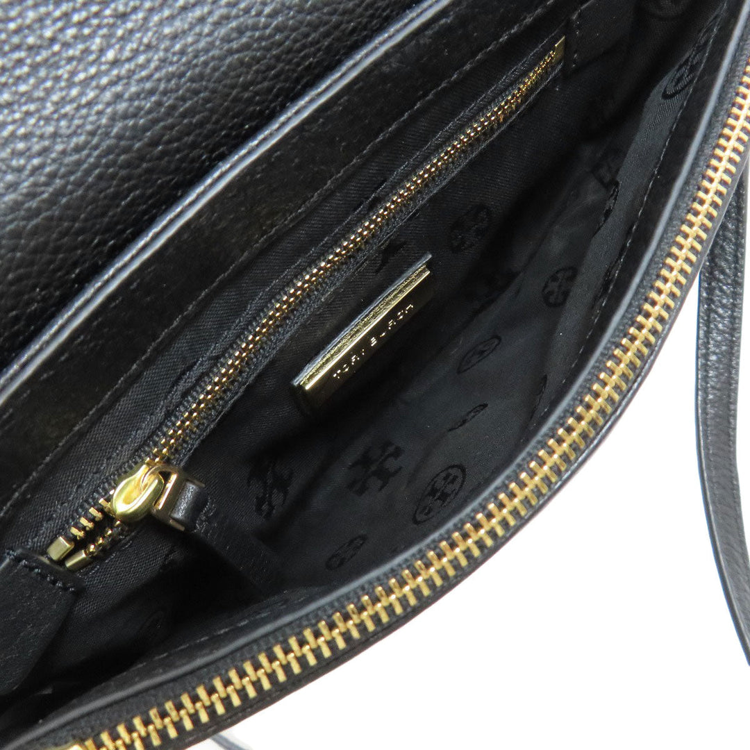 Tory Burch Shoulder Bag leather black logo