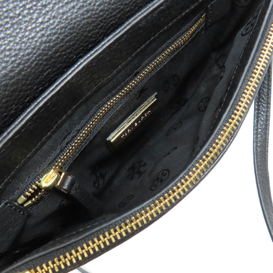 Tory Burch Shoulder Bag leather black logo