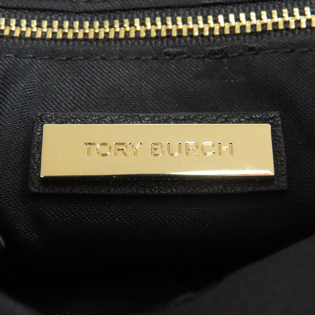 Tory Burch Shoulder Bag leather black logo