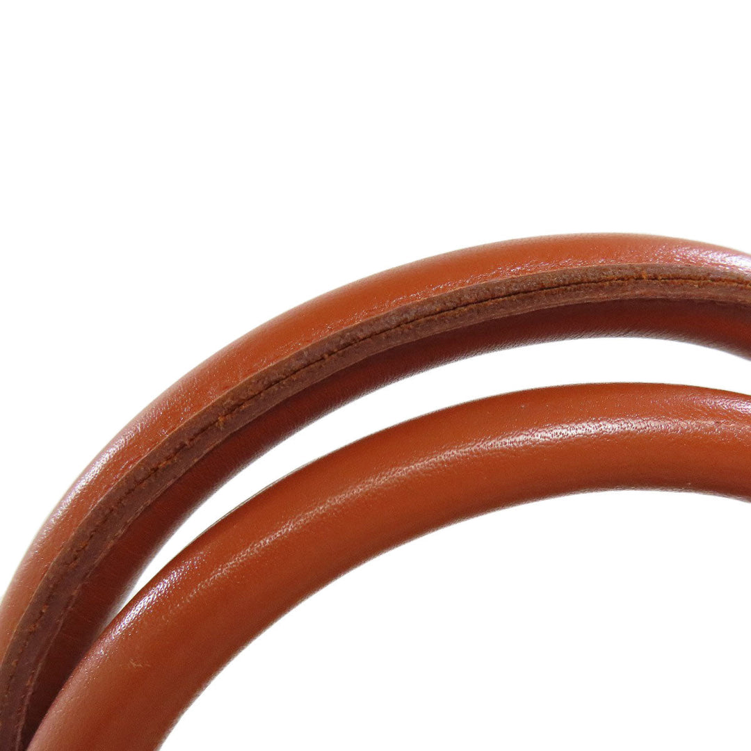 MCM Boston Duffel bag PVC Brown Small Ella Women Used Authentic