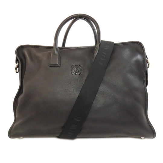 LOEWE Tote Bag lambskin black Anagram 2WAY