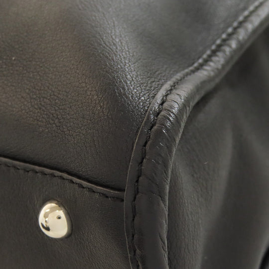 LOEWE Tote Bag lambskin black Anagram 2WAY