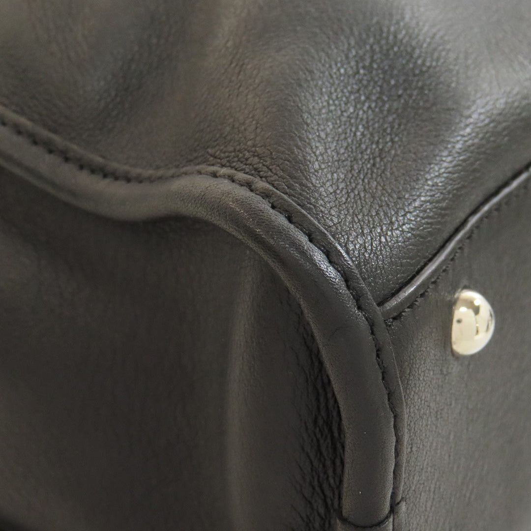 LOEWE Tote Bag lambskin black Anagram 2WAY