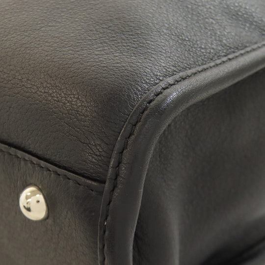 LOEWE Tote Bag lambskin black Anagram 2WAY