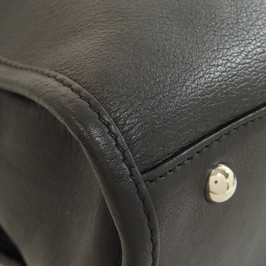 LOEWE Tote Bag lambskin black Anagram 2WAY