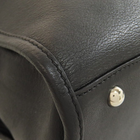 LOEWE Tote Bag lambskin black Anagram 2WAY