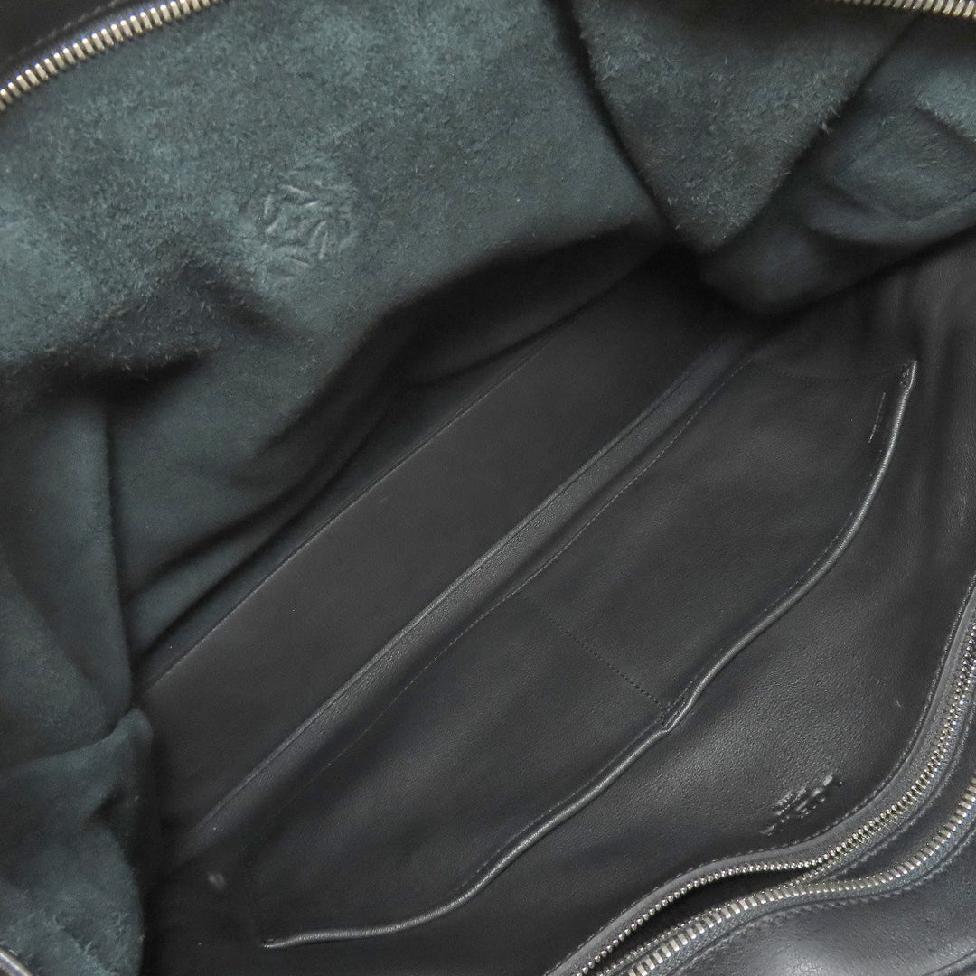 LOEWE Tote Bag lambskin black Anagram 2WAY