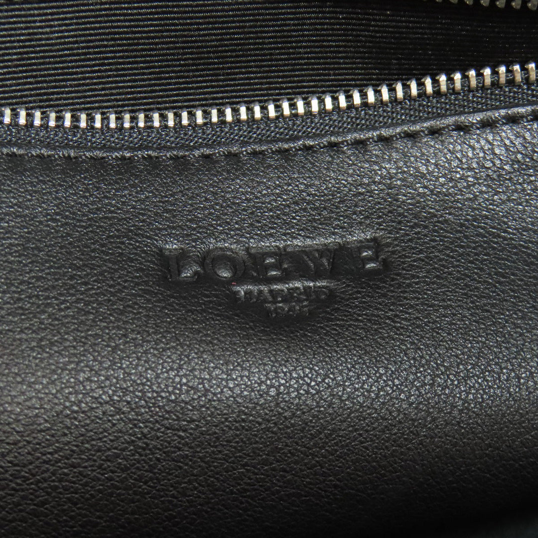 LOEWE Tote Bag lambskin black Anagram 2WAY