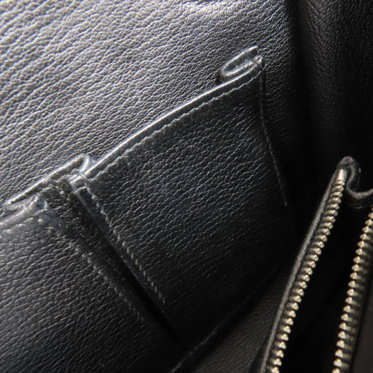 HERMES Shoulder Bag Taurillon Clemence black Gypsiere 28 SilverMetal Women Used Authentic