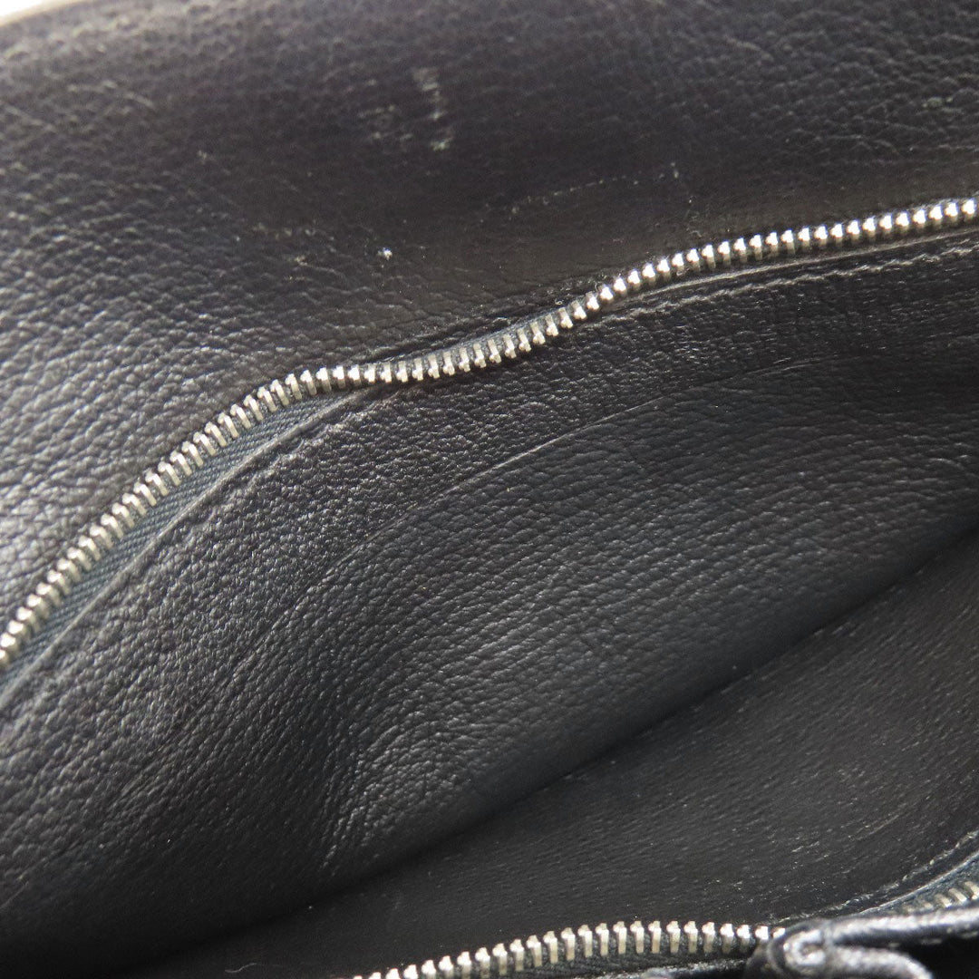 HERMES Shoulder Bag Taurillon Clemence black Gypsiere 28 SilverMetal Women Used Authentic