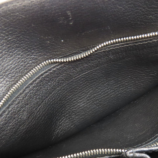 HERMES Shoulder Bag Taurillon Clemence black Gypsiere 28 SilverMetal Women Used Authentic