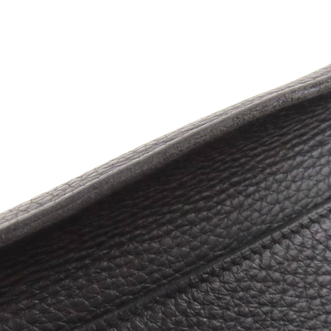 HERMES Shoulder Bag Taurillon Clemence black Gypsiere 28 SilverMetal Women Used Authentic