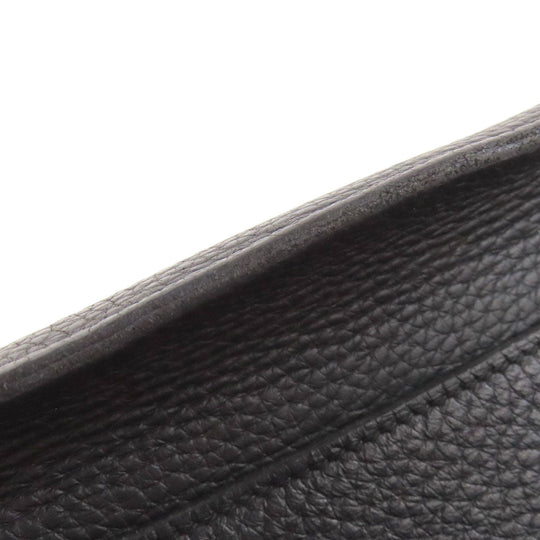 HERMES Shoulder Bag Taurillon Clemence black Gypsiere 28 SilverMetal Women Used Authentic