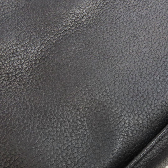 HERMES Shoulder Bag Taurillon Clemence black Gypsiere 28 SilverMetal Women Used Authentic