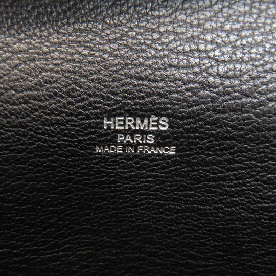 HERMES Shoulder Bag Taurillon Clemence black Gypsiere 28 SilverMetal Women Used Authentic