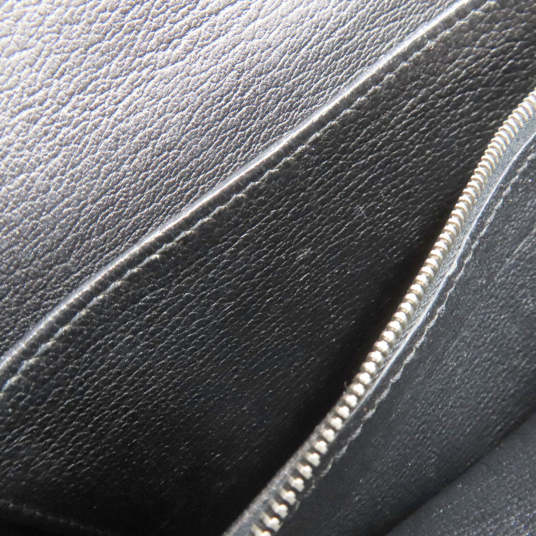 HERMES Shoulder Bag Taurillon Clemence black Gypsiere 28 SilverMetal Women Used Authentic