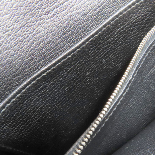 HERMES Shoulder Bag Taurillon Clemence black Gypsiere 28 SilverMetal Women Used Authentic