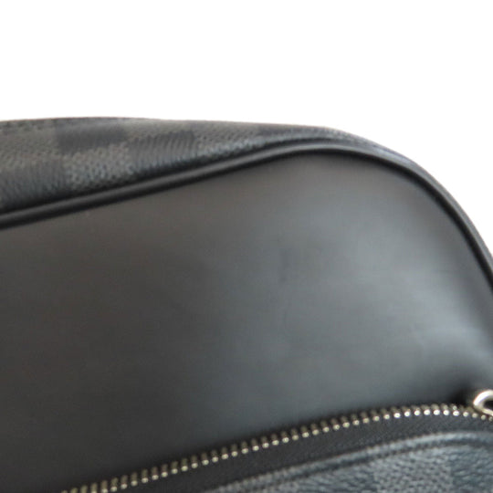 LOUIS VUITTON Shoulder Bag N41409 Damier canvas black Dayton MM Women Used Authentic